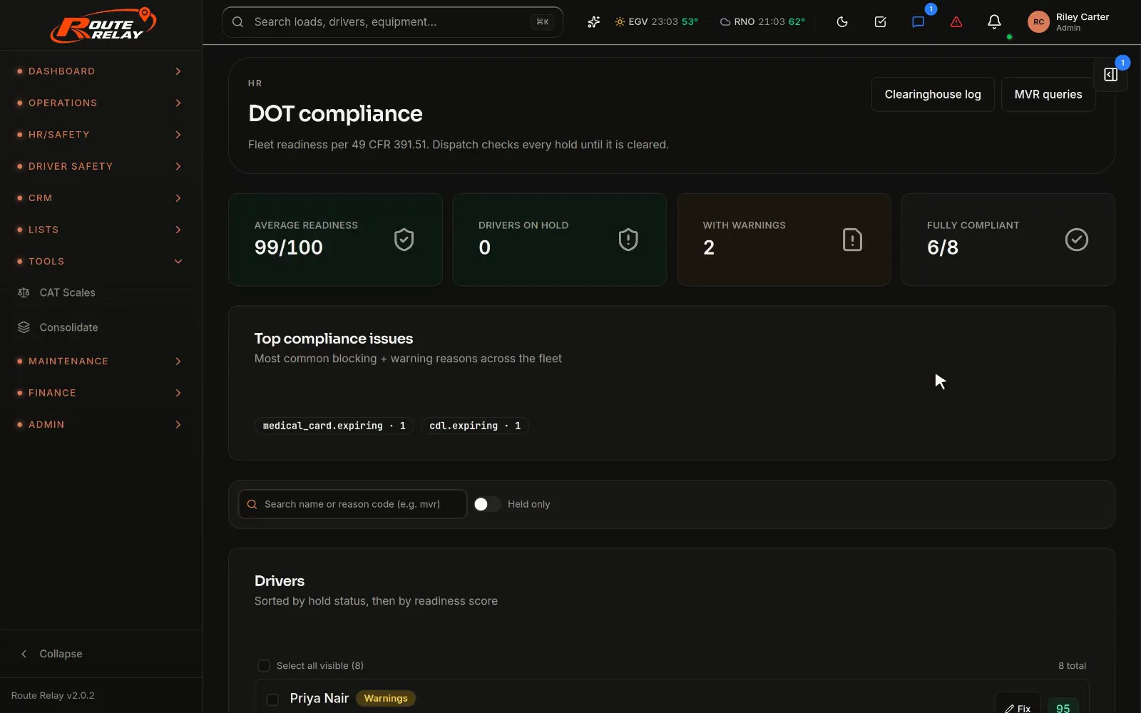 DOT compliance
